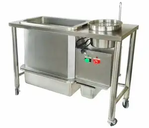 Stainless Steel Manual Breading Table Machine Fast Food Fired Chicken Breading Table For KFC