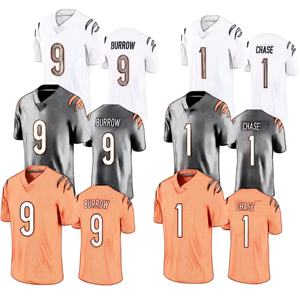 Erkek takım futbol formaları 9 Joe Burrow 1Ja'Marr için Chase 2 McPherson dikişli amerikan futbolu oyunu sınırlı Jersey - Product Image 1