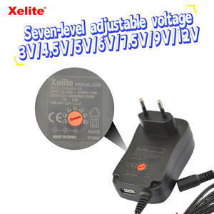 Thấp gợn nguồn biến <span class=keywords><strong>DC</strong></span> cung cấp điện 30W 3V 4.<span class=keywords><strong>5V</strong></span> <span class=keywords><strong>5V</strong></span> 6V 7.<span class=keywords><strong>5V</strong></span> 9V 12V 2A cho máy ảnh/TV Box/Tablet/Router không dây - Product Image 2