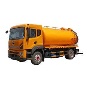 Camión de Succión al Vacío Dongfeng D9 4x2 con Tanque de Aguas Residuales de 13500L, Bomba de Vacío Nacional o Importada Opcional, Personalizado de Fábrica para Exportación - Product Image 1