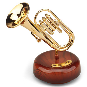 Boîte à musique élégante de style occidental pour instruments d'orchestre, saxophone, vente en gros - Product Image 5