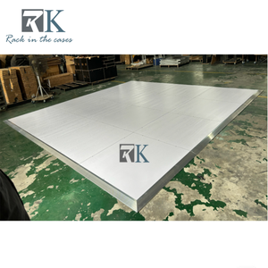 Interlocking Dance Floor Fireproof Dance Flooring Mobile Dance Floor with Aluminum Edges Non-Slip Dance Floor Panels for Dance - Product Image 3
