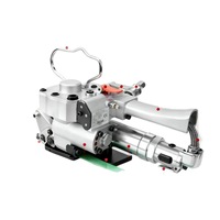 Machine de cerclage pneumatique semi-automatique pour sangles PET et PP, pour les industries agroalimentaires, du vêtement et du transport - pour l'emballage et le transport de ceintures et de caisses