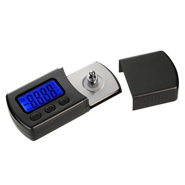 Digital Turntable Stylus Force Scale Gauge 0.01g Blue LCD Backlight,Tracking Force Pressure Gauge/Scale for Tonearm Phono Cartri