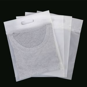 ถุงซิปล็อคใสแบบปิดซ้ำได้ ผลิตจากพลาสติก PE พร้อมพิมพ์สกรีน ป้องกันความชื้น สำหรับบรรจุภัณฑ์รองเท้าและถุงเท้า - Product Image 6