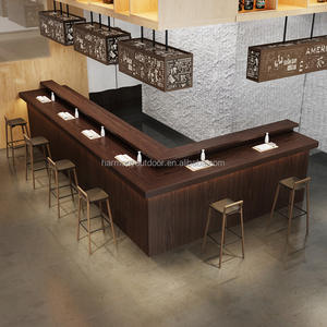 Personalización de fábrica Estilo retro <span class=keywords><strong>Taberna</strong></span> Restaurante Café Tienda de postres Tienda de <span class=keywords><strong>sushi</strong></span> Bar Mostrador de recepción - Product Image 6