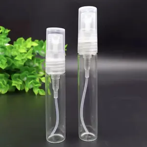 Empty 2ML 3ML 5ML Glass Spray Bottle Samples Small Refillable Fragrance Atomizer 2cc Mini Glass Perfume Bottle Vials Wholesale