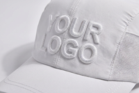 WES High Quality Wholesale Customized Logo Print Waterproof 100% Cotton Soft Brim Laser Cut Hole Running Camper Hat