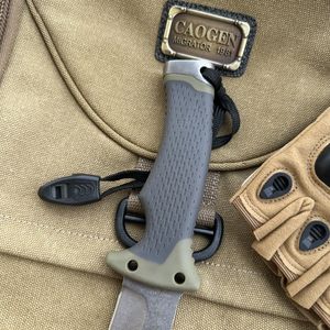 ओएम सामरिक फिक्स्ड ब्लेड चाकू और बाहरी शिकार के लिए नायलॉन शेथ और बाहरी शिकार के लिए नायलॉन शेथ - Product Image 4