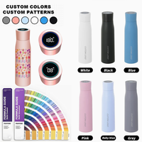 Thermos intelligent du fabricant le plus vendu bouteille d'eau UV LED autonettoyante matériau en acier inoxydable boisson isolée à long terme