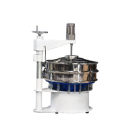 Tamiseur vibrant vertical à moteur pour poudre de maltodextrine fine, tamis rotatif anti-poussière avec racloir pour additifs alimentaires
