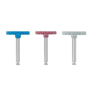 Kit de disques de polissage auto-lustrants en caoutchouc diamanté, 3 grains, RA 2,35 mm, pour résine composite, zircone, outils de laboratoire <span class=keywords><strong>dentaire</strong></span> - Product Image 5