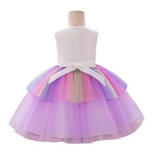 Vestido de Tul en Capas de Unicornio para Niñas, Disfraz de Carnaval, Halloween, Cumpleaños, Gran Venta - Product Image 3