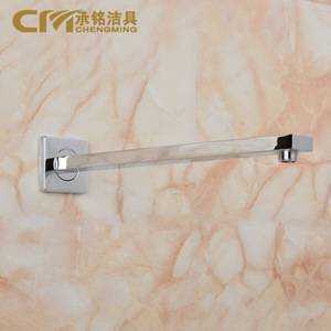 Chengming Square Copper Shower Arm 30cm Wall Mount For Overhead Shower Bathrooms - Product Image 1