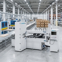 Scie à bois CNC haute vitesse 15 m/min, scie à ruban CNC à tête pivotante, machine de découpe de bois de précision 1500 mm