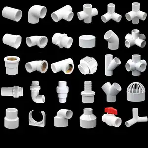 3 6 Way Plastic Fittings 45 90 Degree Elbow Flange Tee Pressure Reducing Coupling PVC Fittings