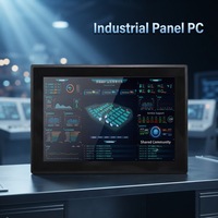 PC industriel tout-en-un sans ventilateur avec écran tactile, moniteur industriel RK3399, PC industriel 7'', 10.1'', 15.6'', 21.5'', double LAN avec RS232