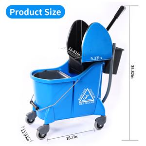 Système de nettoyage médical OEM 24-30L robuste et personnalisé pour usine, <span class=keywords><strong>seau</strong></span> <span class=keywords><strong>essoreur</strong></span> antimicrobien pour hôpitaux et cliniques - Product Image 4