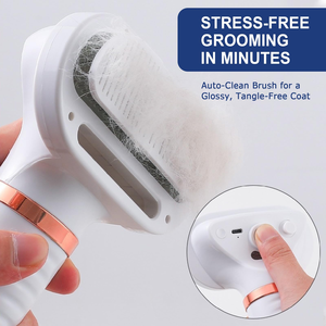 Secador de Mascotas Portátil Multifuncional para Perros y Gatos, Herramienta de Aseo con Vapor, Peine para Eliminar Pelo y Autolimpieza - Product Image 3