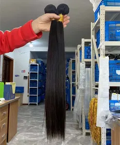 22 inch brazilian straight weave flat weft hair extensions cheap virgin 10a raw human hair wholesale bundle stock