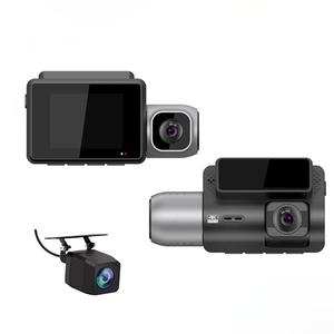 <span class=keywords><strong>Prix</strong></span> usine 2 pouces écran 4k + 1080 + 1080 <span class=keywords><strong>voiture</strong></span> Dash Cam Wifi Gps trois lentilles avant et arrière avec Wifi GPS vision nocturne enregistrement en boucle - Product Image 1