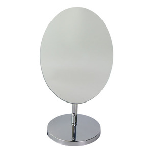 Có khung hình bầu dục đứng makeupdesktop gương 180 ° xoay mỹ phẩm Vanity một mặt <span class=keywords><strong>Chrome</strong></span> hoàn thành đứng gương - Product Image 2