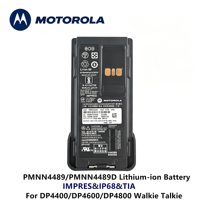 Batterie Li-Ion rechargeable Motorola PMNN4489 PMNN4489D IMPRES TIA Hi-Cap 2900mAh IP68 pour radio bidirectionnelle DP4400 DP4600 DP4800