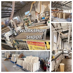 Lớn Sang Trọng Mèo Tháp Cây Chất Lượng Cao Đồ Nội Thất Gỗ Với Võng Cao Cấp Mèo Cào - Product Image 6