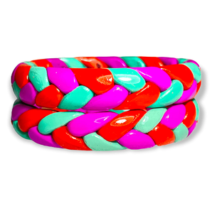 เครื่องประดับผมแบบหางม้า Lac Bangles ทำมือสไตล์ดั้งเดิมสำหรับงานแต่งงาน เทศกาล และแฟชั่นประจำวัน - Product Image 6