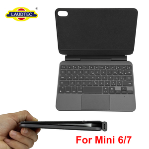Clavier magique à angle réglable avec étui, compatible avec les configurations coréenne/portugaise/russe/espagnole/britannique, longue autonomie pour iPad Mini 7/8 - Product Image 1