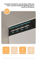 WC intelligent multifonction avec télécommande, bouclier anti-éclaboussures, sans limite de pression d'eau, bidet automatique, céramique, garantie 3 ans, design moderne