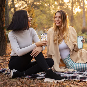 Vaso de café de doble pared con tapa para coche, vaso de vacío personalizado con pajita ND de 20oz y 30oz - Product Image 6