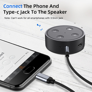 Adaptateur audio USB C vers 3,5 mm AUX, câble audio de type C vers prise jack 3,5 mm pour <span class=keywords><strong>Huawei</strong></span> <span class=keywords><strong>Mate</strong></span> 20, OnePlus, Xiaomi, câble audio de type C - Product Image 4