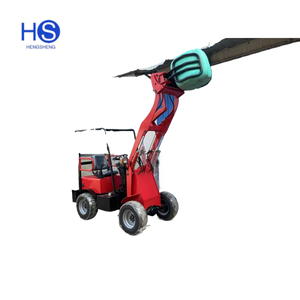 Mini chargeuse-pelleteuse à moteur Camc durable de 0.6 tonnes avec roue frontale compacte Équipement mobile de terrassement de jardin - Product Image 2