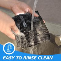 Chiffons de filet de lavage de vaisselle Tampon à récurer à séchage rapide Inodore Mesh Chiffons de nettoyage de cuisine