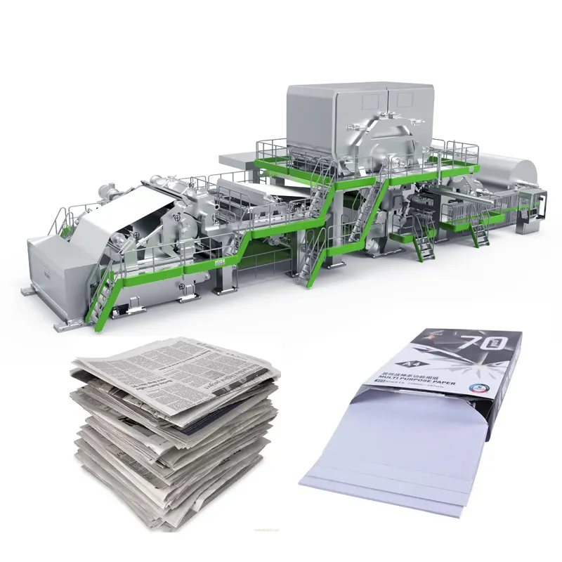 Máquina automática para fabricar papel A4 Jumbo Roll, suministro de fábrica, línea de producción de pulpa