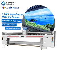 Impresora UV de Solvente Konica LETOP de 3200 mm para Impresión de Vinilo UV de Gran Formato, Impresora de Inyección de Tinta en Rollo, Nueva Condición, Tipo Rollo a Rollo