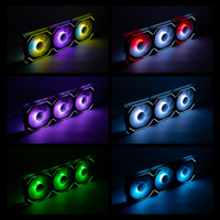 Ventilateurs de boîtier PC ASIAHORSE Dawn-Pro 120 mm ARGB à roulement hydrographique pour le refroidissement des ordinateurs de jeu et des systèmes Lian Li