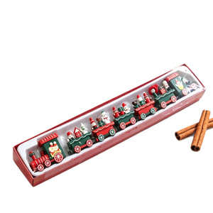 Tren de Madera de Alta Calidad para Niños, Juguete de Madera, Regalos de Navidad, Decoración Navideña, Adorno Navideño, Mini Tren de Madera - Product Image 5