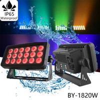 Projecteurs LED RGBW 4-en-1 étanches pour éclairage mural, idéaux pour spectacles et éclairage artistique environnemental