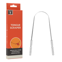 Vente en gros Grattoir à langue en forme de U pour hygiène écologique Grattoir à langue personnalisé pour adultes