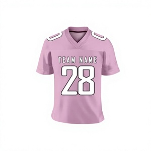 เสื้อฟุตบอลอเมริกันปี 2025 2026 เสื้อฟุตบอลเย็บติดอย่างดี เสื้อกีฬาสำหรับแฟนบอล แขนสั้น แห้งเร็ว ระบายอากาศได้ดี เสื้อกีฬา - Product Image 1
