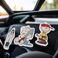 Rafraîchisseur d'air personnalisé pour voiture Carte en papier coton parfumé imprimé pour auto et décoration intérieure et désodorisants de chambre