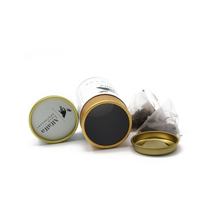 Biodegradable Customized Round Cylinder Loose Tea Box Waterproof Food Grade Paper Round Box Packaging for Butterfly Pea Tea Can - Product Image 2