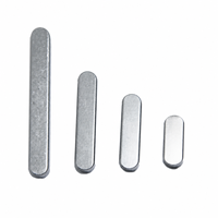 Clavette parallèle pour moyeu d'engrenage en acier au carbone, finition brillante, clavette plate, tailles de 8 mm à 20 mm, modèle 3-60, pour entraînement dynamique et utilisation en applications de puissance