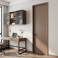 Porte moderne de haute qualité en PVC WPC fini, résistante aux termites et à l'humidité, pour chambre, cuisine, appartement et villa