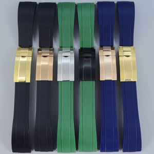 <span class=keywords><strong>Bracelet</strong></span> de montre en <span class=keywords><strong>Silicone</strong></span> liquide de haute qualité pour <span class=keywords><strong>Seiko</strong></span> Nh35 Miyota 8215 ETA 2824 Mouvement <span class=keywords><strong>Bracelet</strong></span> de montre étanche 20mMM pour hommes - Product Image 2