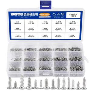 Tùy Chỉnh Fastener Set-Các Loại Phần Cứng Kit Máy Các Loại Hạt Bu Lông Ốc Vít Thép Không Gỉ Carbon Thép Brass Nhôm Đồng Bằng Kết Thúc - Product Image 2