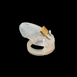 لينة سيليكون العفة قفص ذكر مع قفل - Product Image 2