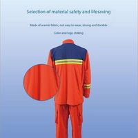 Combinaison de sauvetage pompier uniforme de lutte contre l'incendie avec chemises et pantalons